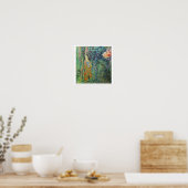 Poster In Monet's Hanging Gardens - collage art (Cuisine)