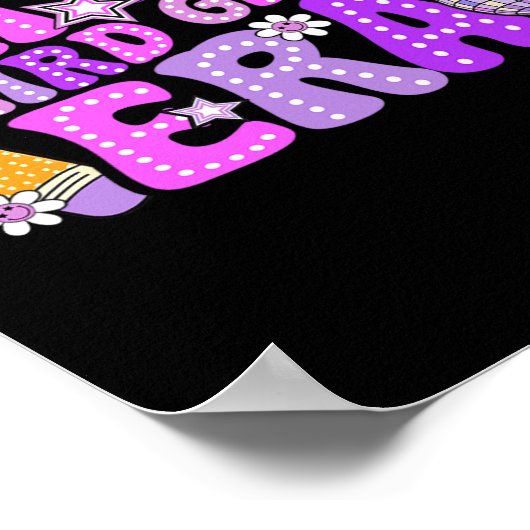 Poster In My 3rd Third Grade Era Cute Teacher Kid Back To (Coin)