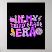 Poster In My 3rd Third Grade Era Cute Teacher Kid Back To (Devant)