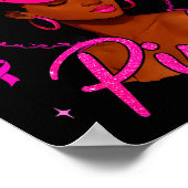 Poster In October We Wear Nk Black Women Breast Cancer Aw (Coin)