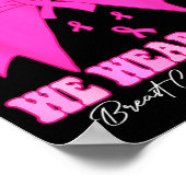 Poster In October We Wear Nk Breast Cancer Awareness Coqu (Coin)