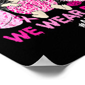 Poster In October We Wear Nk Breast Cancer Awareness Nicu (Coin)