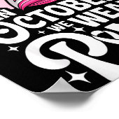 Poster In October We Wear Nk Cute Unicorn Breast Cancer M (Coin)