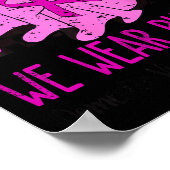 Poster In October We Wear Purple Domestic Violence Ghost (Coin)