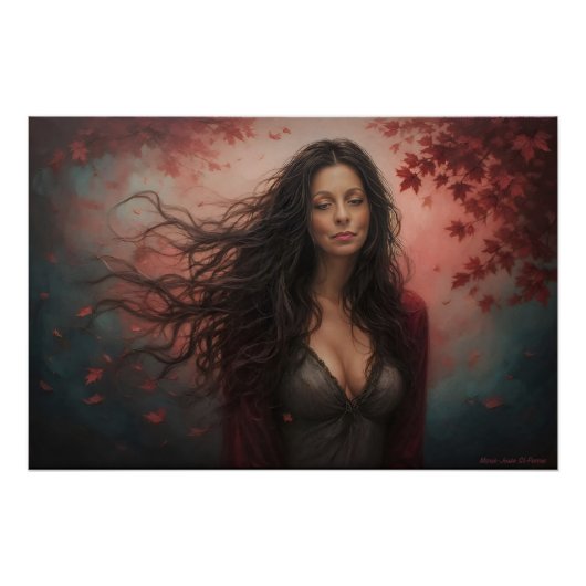 Poster In The Amber Hush Of Autumn's Breath (Devant)