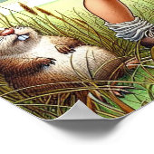 Poster In The Rough - Golf Art Print (Coin)