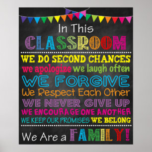 Poster In This Classroom Printable