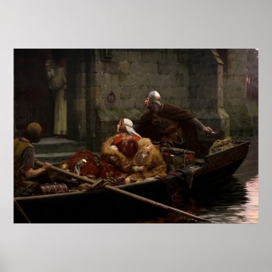 Poster In Time of Peril, 1897 par Edmund Blair Leighton (Devant)