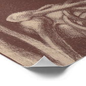 Poster in vino veritas = in wijn, waarheidszakje (Hoek)