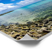 Poster Inaba - Tuvalu - Vue mer - (Coin)
