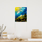 Poster Inaccessible Corner − Where the Mind Finds Silence (Cuisine)