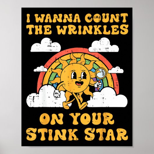 Poster Inappropriate I W Count Wrinkles Funny Humor Men W (Devant)