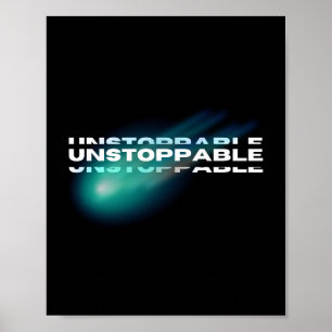 Poster Inarrêtable, Motivationnelle, Inspirationnelle