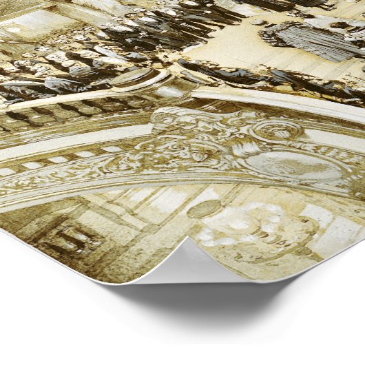 Poster Inauguration de l'Opéra de Paris (Coin)