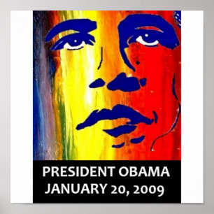 POSTER INAUGURATION DE PRÉSIDENT BARACK OBAMA