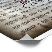 Poster Incantation des anciens 18x24 (Coin)