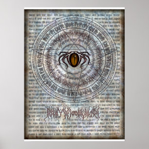 Poster Incantation des anciens 18x24
