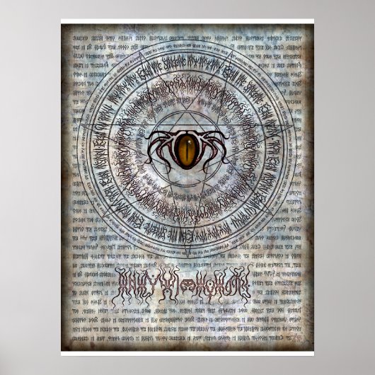 Poster Incantation des anciens 18x24 (Devant)