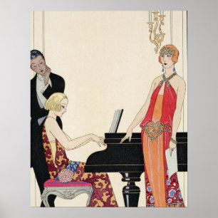 Poster Incantation, illustration for 'Gazette du Bon Ton'