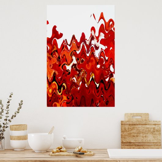 POSTER INCENDIE (Cuisine)