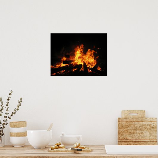 POSTER INCENDIE (Cuisine)