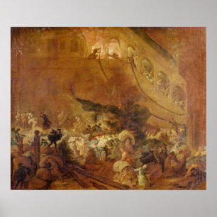 Poster Incendie à la Chambre des comptes