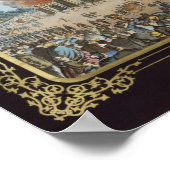 Poster Incendie au Théâtre Royal de Dresde (Coin)