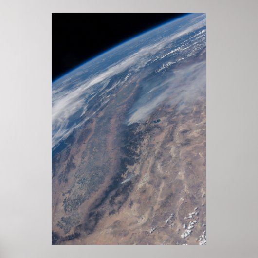 Poster Incendie Dans Le Parc National De Yosemite Et La F (Devant)