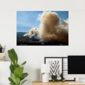 Poster Incendie de cascade, Carson City, Nevada 14/07/04 (Bureau à domicile)