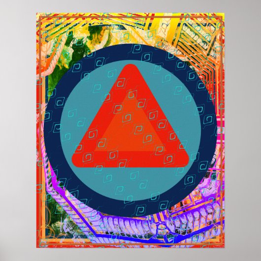 Poster Incendie élémentaire dans l'aide à la méditation a (Devant)