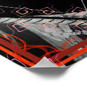 Poster Incendie élémentaire dans l'eau aide de méditation (Coin)