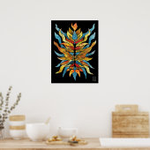 Poster Incendie intérieur (Cuisine)