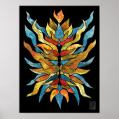 Poster Incendie intérieur (Devant)