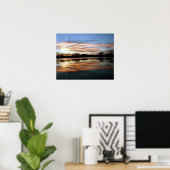 Poster Incendie sur l'eau (Bureau à domicile)