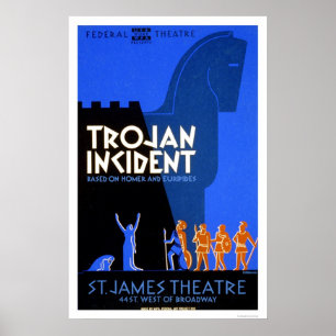 Poster Incident Trojan Homer WPA 1937