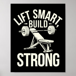 Poster Incline Banc Presse Bodybuilding Fitness Workout G