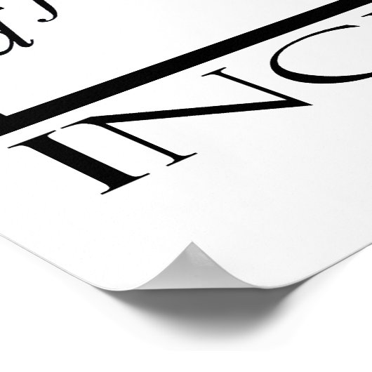 Poster incliné mathématique (Coin)