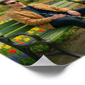 Poster Inclusive  Spring Wall Art, Blind AwarenessGarden (Coin)