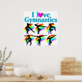 POSTER INCONTOURNABLE J'AIME LA GYMNASTIQUE (Cuisine)