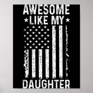 Poster Incroyable comme fille papa drôle de la part de sa