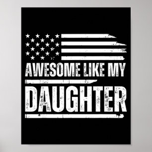 Poster Incroyable comme ma fille Drôle de papa Pères