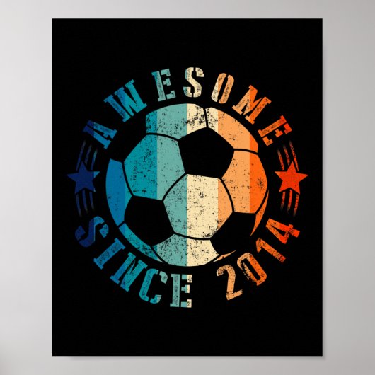 Poster Incroyable depuis 2014 12e anniversaire 12 ans Foo (Devant)