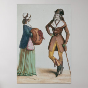 Poster Incroyable et Merveilleuse, c.1775