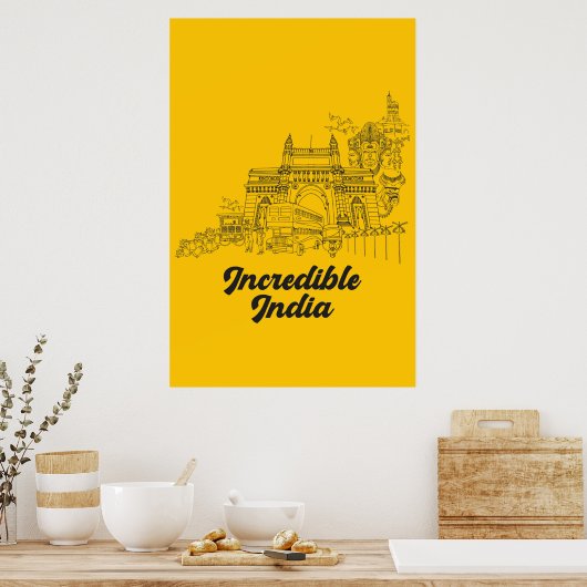 Poster Incroyable Inde (Cuisine)