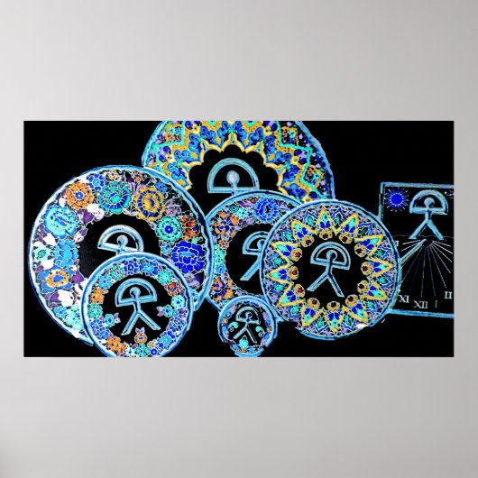 Poster Indalo Man Cermaics, Almeria, Espagne (Devant)