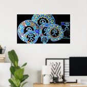 Poster Indalo Man Cermaics, Almeria, Espagne (Bureau à domicile)