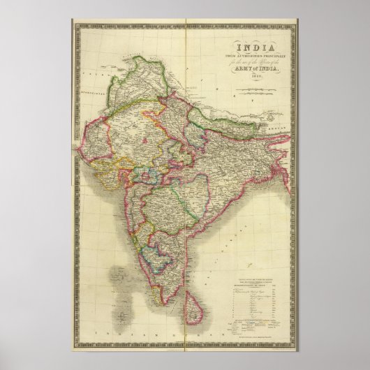 Poster Inde (Devant)