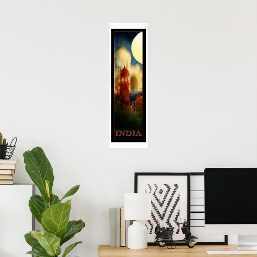 Poster Inde (Bureau à domicile)
