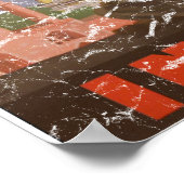 Poster Inde-1927 - en détresse (Coin)