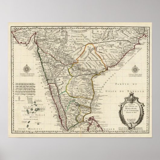 Poster Inde, Bangladesh, Asie (Devant)